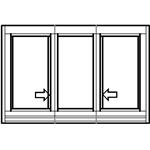 3600-Slider XOX-Jambs