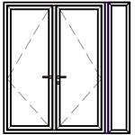 Double Inswing w Sidelights
