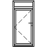 Single Inswing w Transom