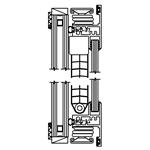 Triple Glazed Hinged Blind Sash