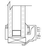 3/4" Glass with TB-117