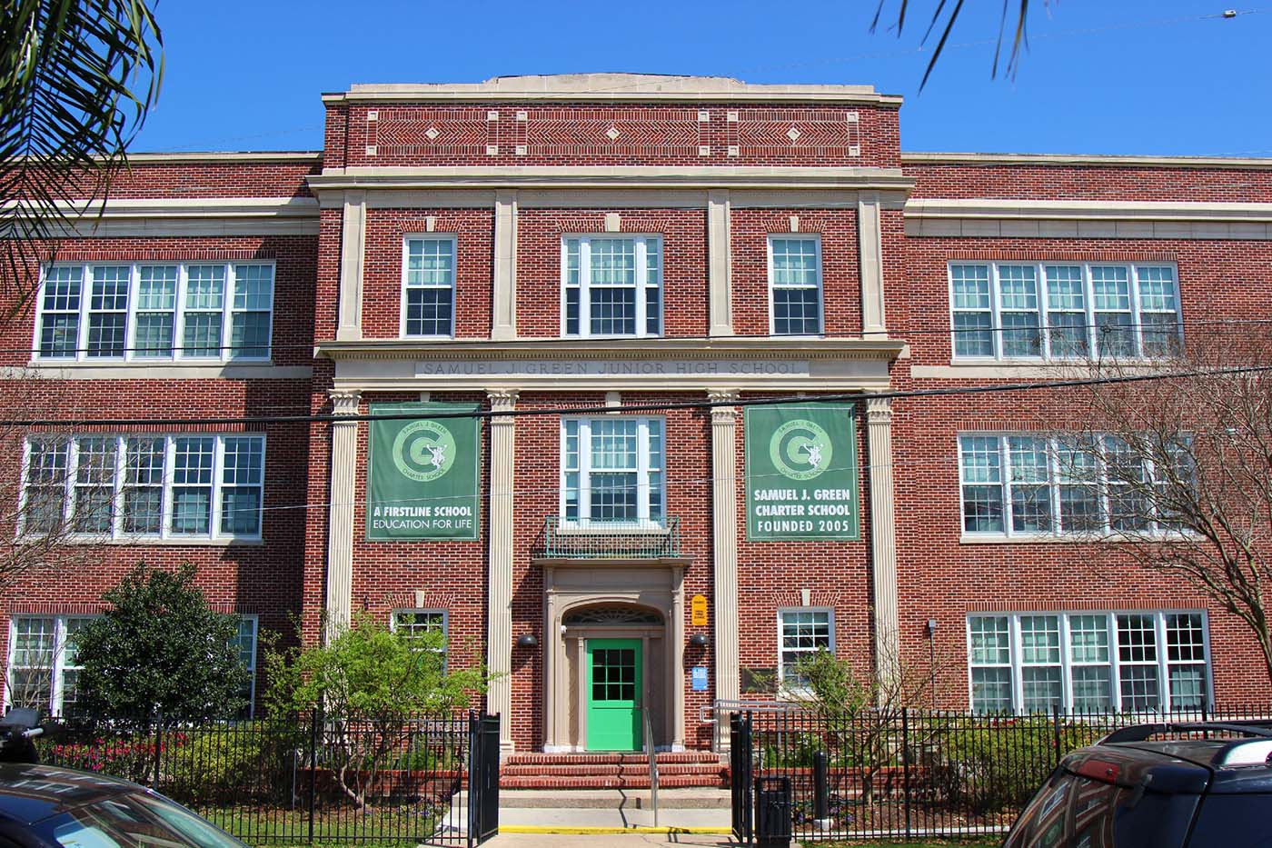 Samuel J. Green Charter School using Winco's 4500 Double Hung Window Series