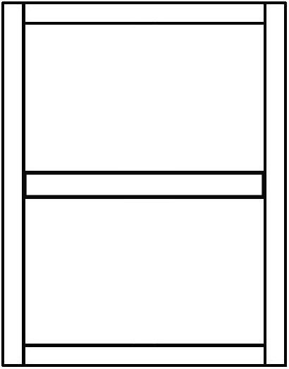 Fixed Single Horizontal Rail Revit/BIM