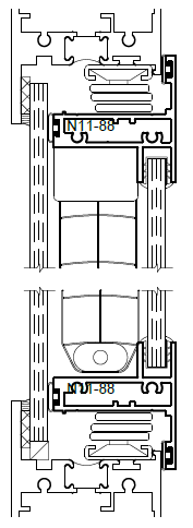 Dual Glazed w-Hinged Sash