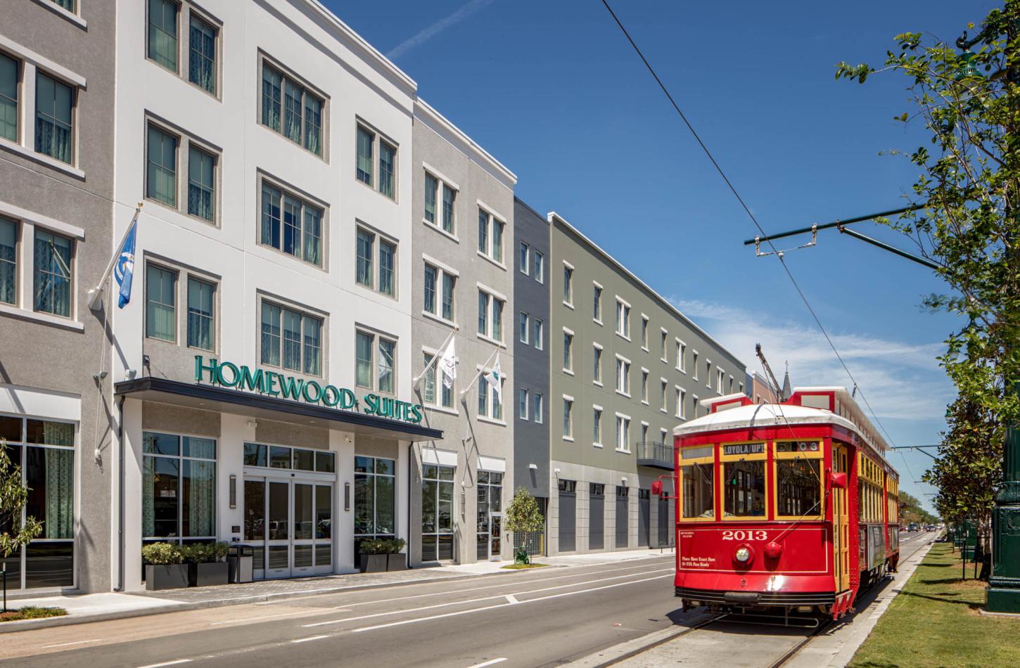 Rampart Homewood Suites using Winco’s 1150S Historic Replica Window Series