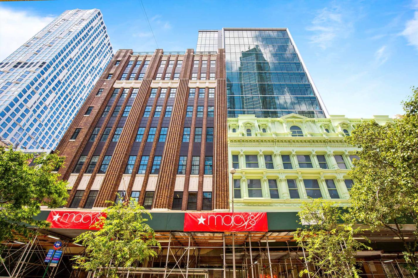 Macy's Façade Restoration Recaptures the Look of 1865 using Winco's 1450 Hung Replica Window