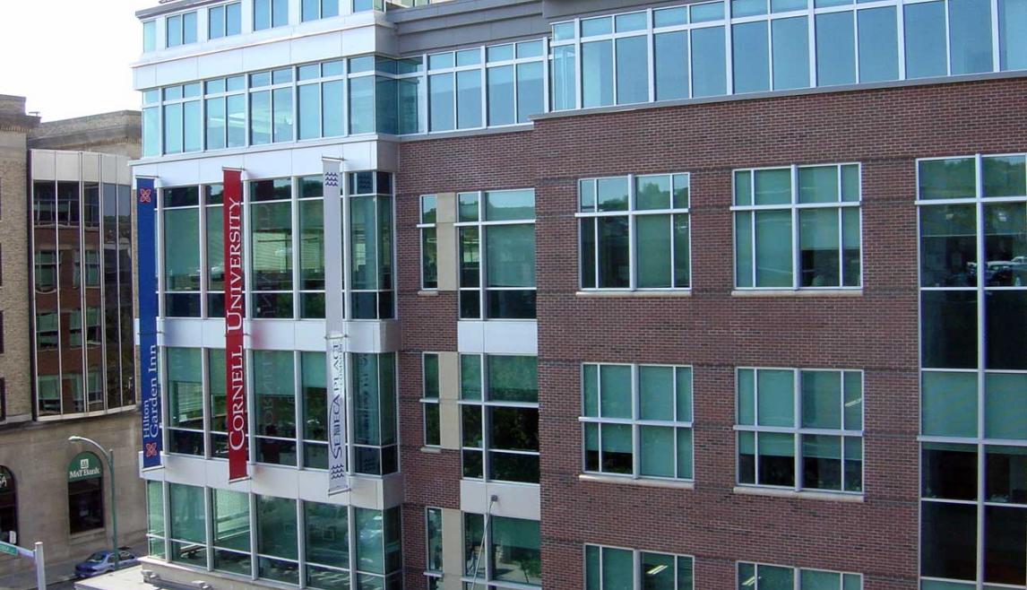 Hilton Garden Inn Ithaca using Winco's 1550 window series.